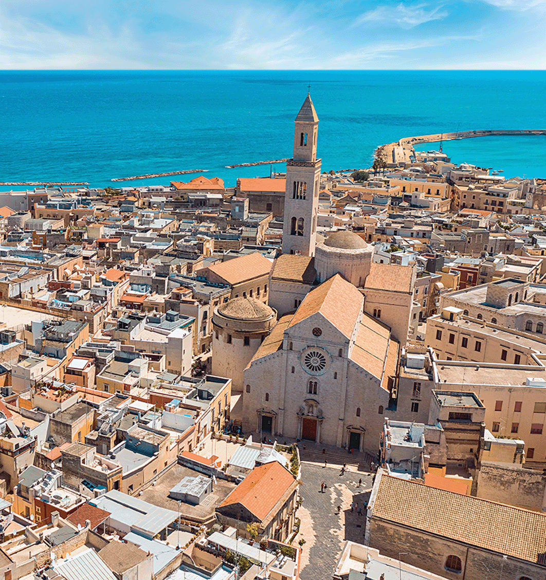 IPI vista di Bari con scorcio sulla città e sul golfo