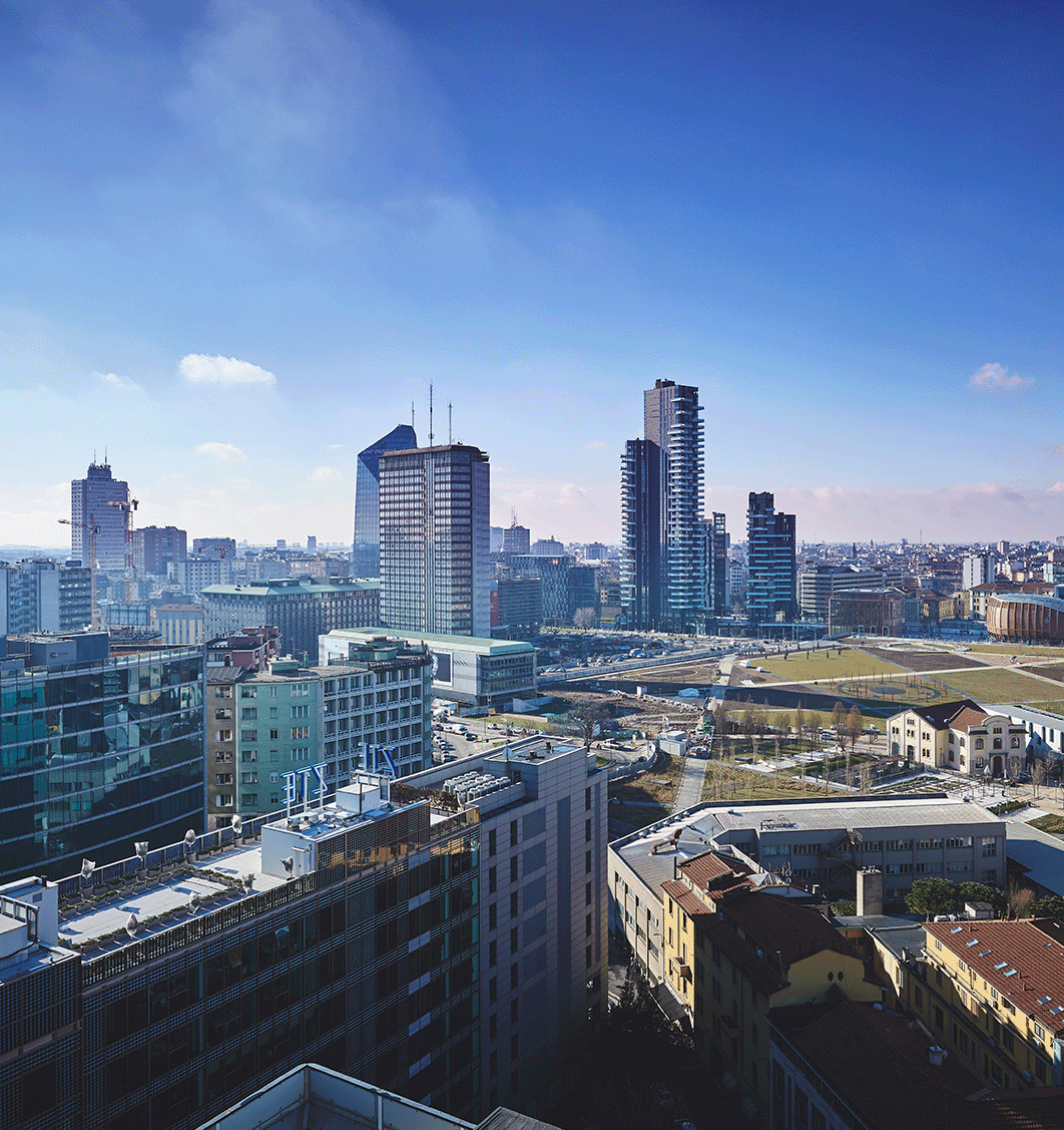 IPI vista di Milano con edifici