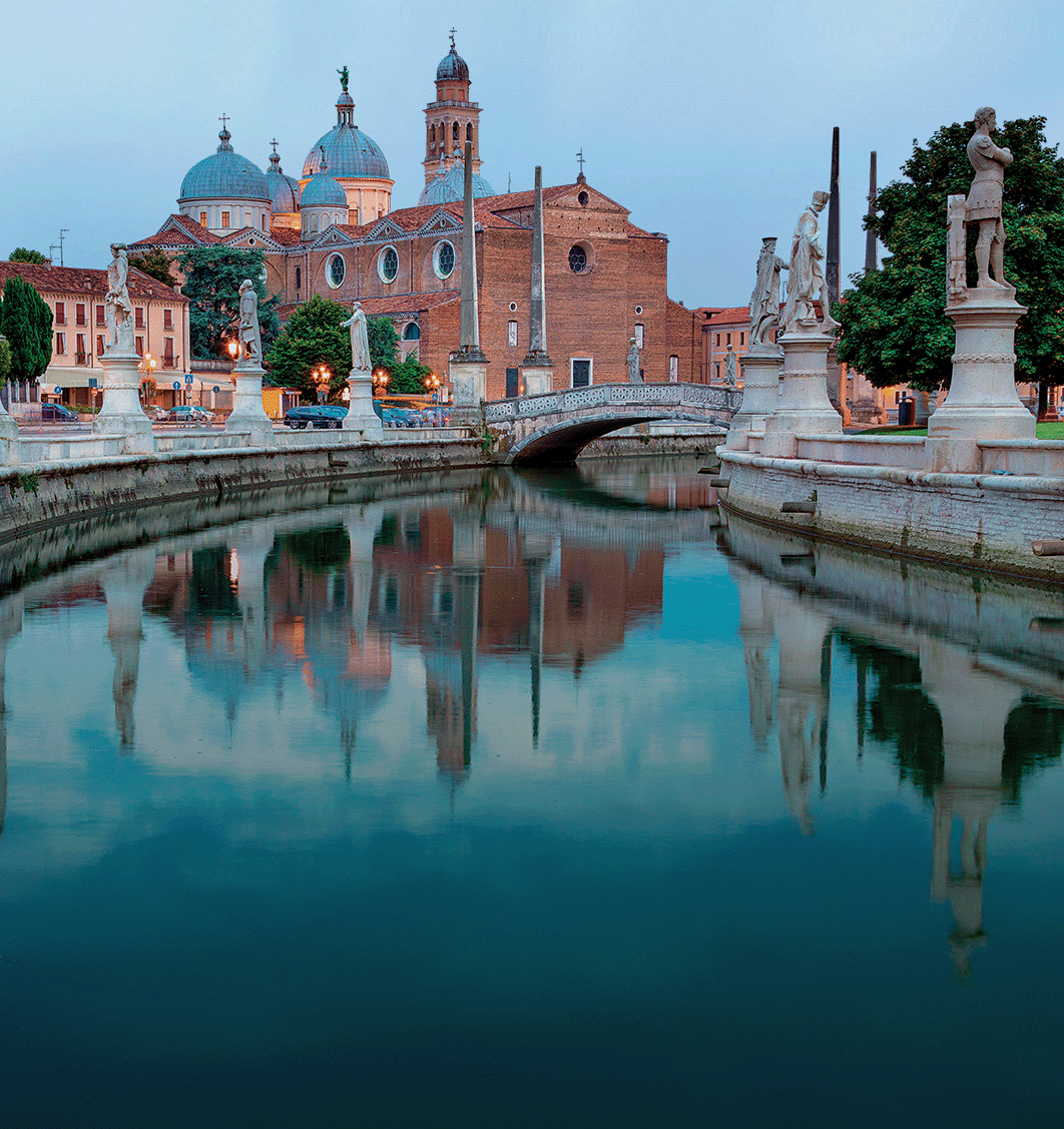 IPI vista di Padova con focus su un canale