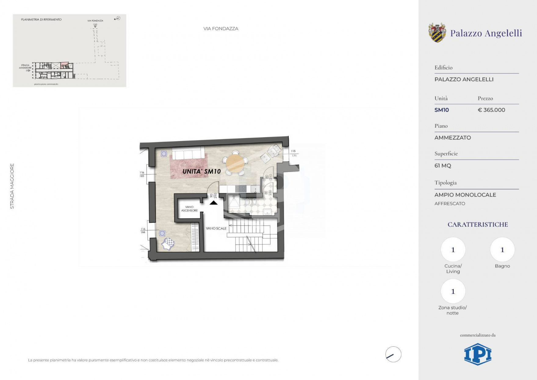 Bilocale di pregio in Strada Maggiore, Bologna (BO)