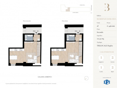 Trilocale duplex in Via della Basilica (TO)