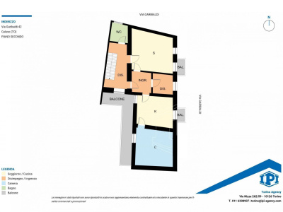 Casa semindipendente In Via Garibaldi, Caluso (TO)