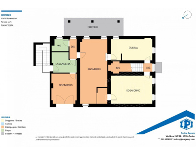 Villa con terreno in Via IV Novembre, Ferrere (AT)