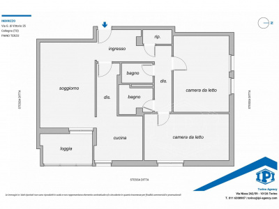 Quadrilocale in Via di Vittorio, Collegno (TO) - Nuda Proprietà