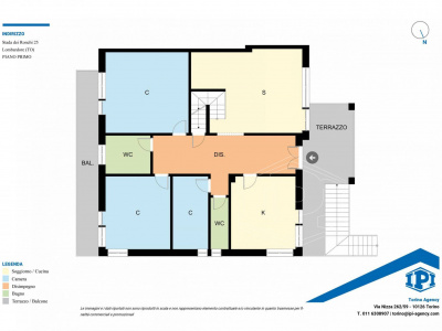 Appartamento in villa in Strada dei Ronchi, Lombardore (TO)