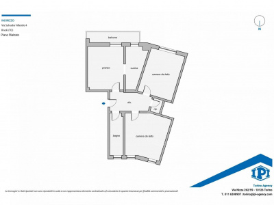 Trilocale in Via Allende, Rivoli (TO)