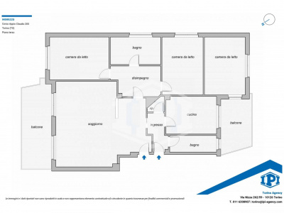 Pentalocale in Corso Appio Claudio (TO)