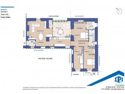 Pentalocale in Via Prati (TO)