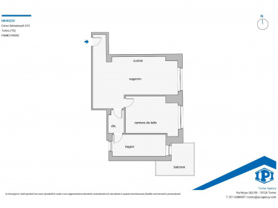 Bilocale in Corso Sebastopoli (TO)