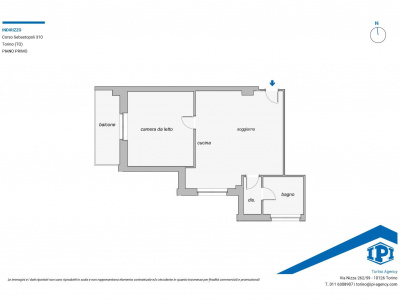 Bilocale in Corso Sebastopoli (TO)