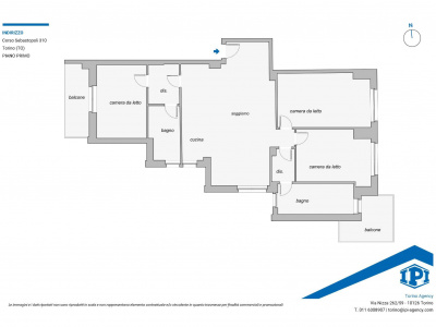 Quadrilocale in Corso Sebastopoli (TO)