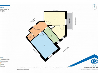 Bilocale in Corso Svizzera (TO)