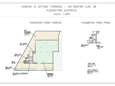 Capannone in Via Luigi Raspini 18 - Settimo Torinese
(TO)