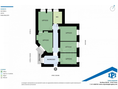 Ufficio in Via Piave 6 - Aosta (AO)