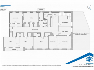 Palazzina uffici a reddito Via del Ridotto 1, Torino