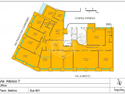 Ufficio in Via Alberico Albricci 7 - Milano (MI)