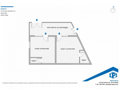 Locale Commerciale con area esterna in Via Vicinale Campanile 123, Napoli (NA)