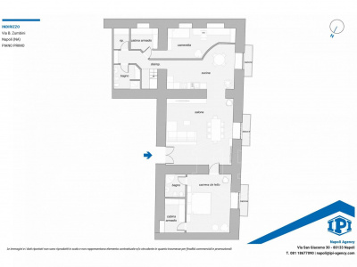 Quadrilocale in Via B. Zumbini 12, Portici (NA)