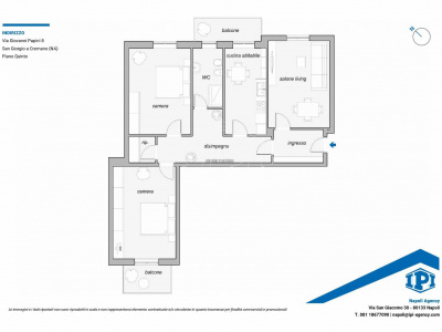 Quadrilocale in Via G. Papini 8, San Giorgio a Cremano (NA)
