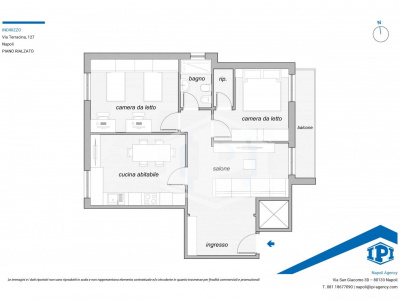 Quadrilocale in Via Terracina 127, Napoli (NA)