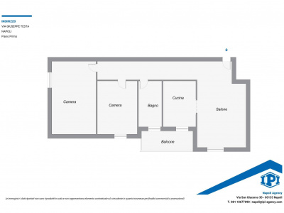 Trilocale in Via G. Testa 13, Napoli (NA)