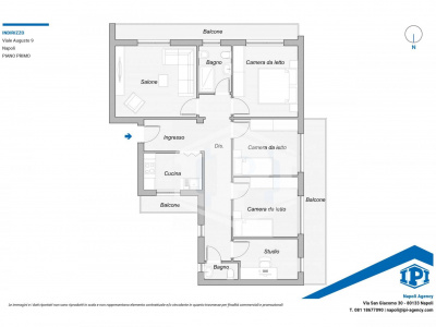 5 vani in Viale Augusto 9, Napoli (NA)