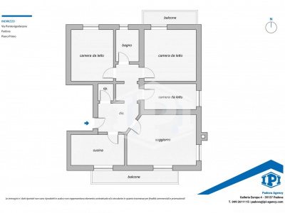 Appartamento tre camere a Pontevigodarzere (PD)