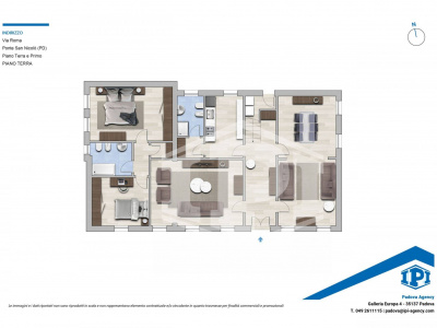Casa singola + terreno agricolo a Ponte San Nicolo'