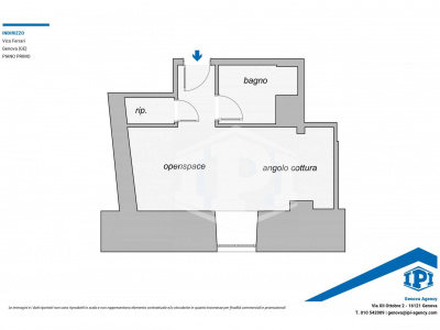 Monolocale, Vico Ferrari, Molo, Genova