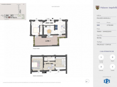 Appartamento con cortile privato in Strada Maggiore, Bologna (BO)