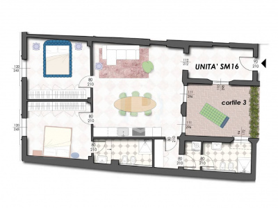 Appartamento di pregio con cortile privato in Strada Maggiore, Bologna (BO)