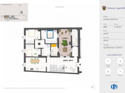 Appartamento di pregio con cortile privato in Strada Maggiore, Bologna (BO)