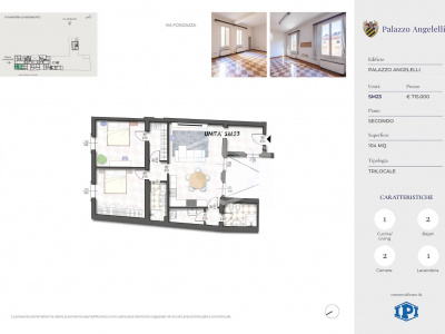Ampio Trilocale di pregio in Strada Maggiore, Bologna (BO)