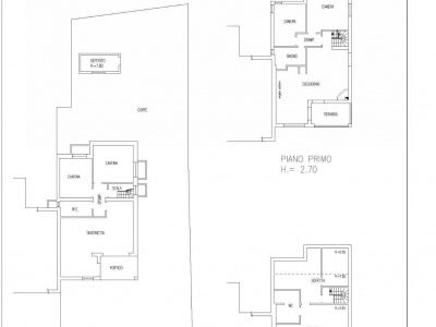 In Villetta trifamiliare, Porzione Cielo-Terra di testa a Monzuno, (BO)
