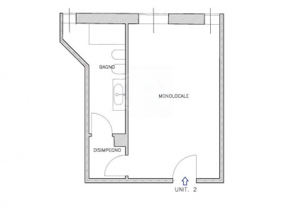 Monolocale nuovo in centro a Imola (BO), via San Pier Grisologo