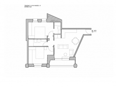 Trilocale pari al nuovo in Centro, Via Milazzo, Bologna (BO)