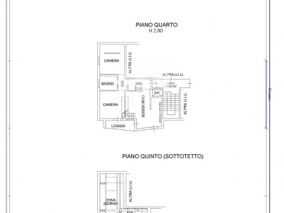 Appartamento ultimo piano con terrazza abitabile in centro a Zola Predosa (BO)