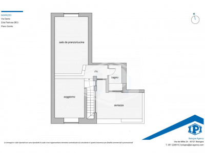Appartamento ultimo piano con terrazza abitabile in centro a Zola Predosa (BO)
