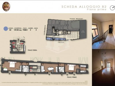Trilocale di pregio in pieno centro, Via Barberia, Bologna (BO)
