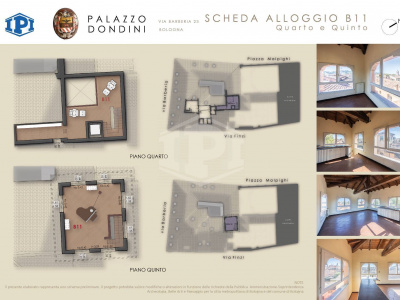 Appartamento di pregio con altana in pieno Centro, Via Barberia, Bologna (BO)