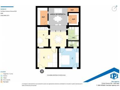 Quadrilocale sito in Via Maria Cristina Di Savoia 98/A - Bari (BA)