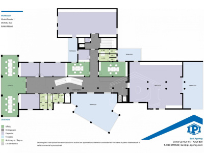 Palazzina uffici indipendente sita in Via Parietai 1 Molfetta - Bari (BA)