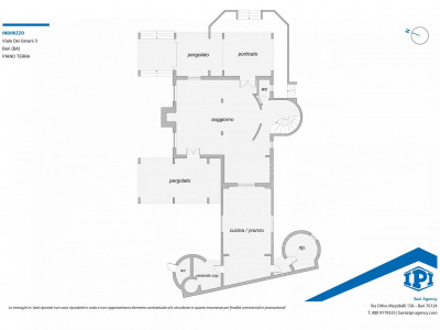 Villa con piscina sita in Viale Dei Gerani 3 - Corato (BA)