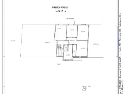Unità immobiliare sita in Via F.sco Campione 41/43A/45A - Bari (BA)